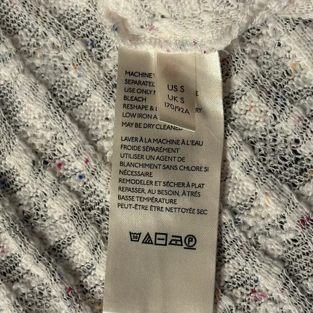 Free People Baja Babe Hacci Top Women’s Size Small Sweater Hooded Coastal Beach